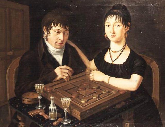 Unknown Artist - Portrait Of Mr. And Mrs. Sutermeister, Swiss, 1st Half 19th c.
